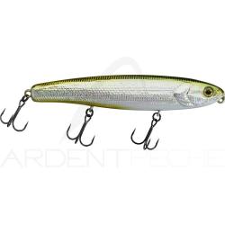 Leurre de surface ILLEX Bonnie silent 128 Secret green sprat