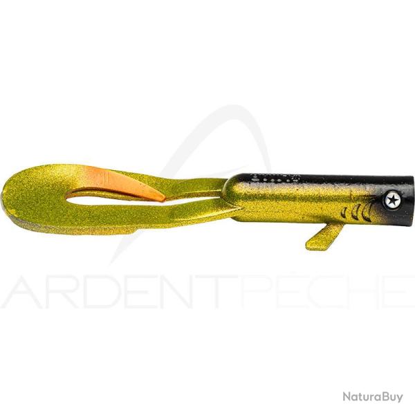 Leurre souple LMAB Drunk dancer 18cm Gold orange