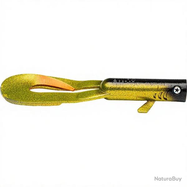 Leurre souple LMAB Drunk dancer 18cm Gold orange