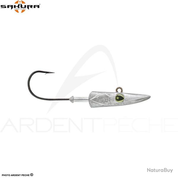 T�te plomb�e SAKURA Makaira jig head zn 14g