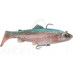 Leurre souple SAVAGE GEAR 3D Trout rattle shad FS 17cm Clear rainbow
