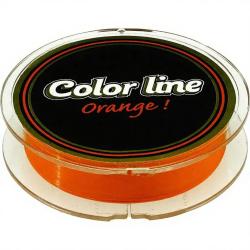 Fils nylon COLOR LINE orange (100m) &Oslash; 0.14mm