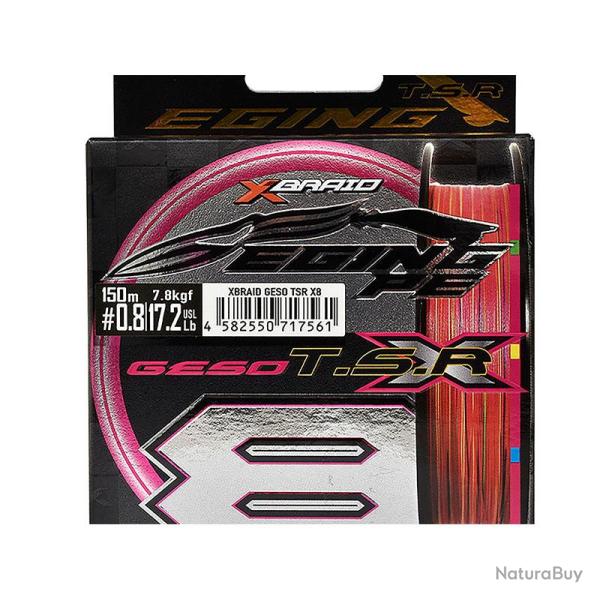 Tresse XBRAID X092 Geso TSR X8 150m PE0.8