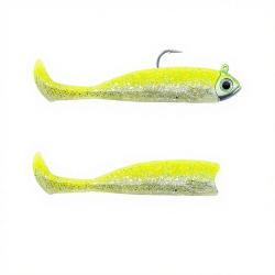 Leurre souple FIIISH Master shad combo 100 Light / 8g / Neon chart