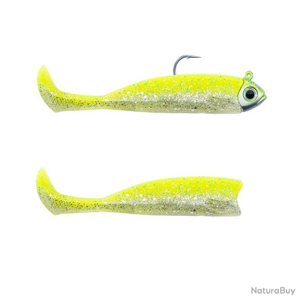 Leurre souple FIIISH Master shad combo 100 Light / 8g / Neon chart