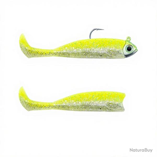 Leurre souple FIIISH Master shad combo 100 Light / 8g / Neon chart