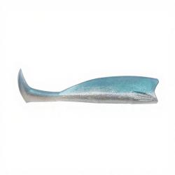 Leurre souple FIIISH Master shad corps 125 Pearl blue