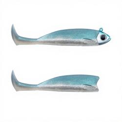 Leurre souple FIIISH Master shad combo 125 Light / 14g / Pearl blue