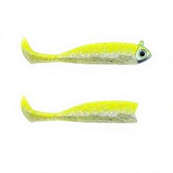 Leurre souple FIIISH Master shad combo 125 Light / 14g / Neon chart