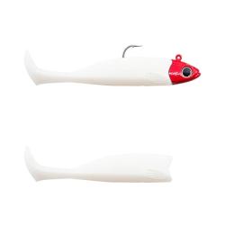 Leurre souple FIIISH Master shad combo 125 Medium / 25g / White coco - red head