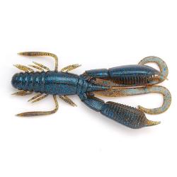 Leurre souple RAID JAPAN Battle hog 3.3 020 Dark cinnamon/Blue flake