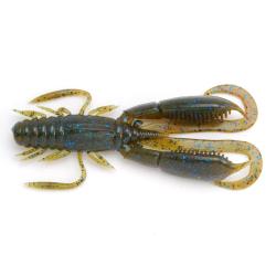 Leurre souple RAID JAPAN Battle hog 3.8 006 Green pumpkin/Blue flake