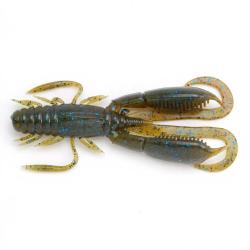 Leurre souple RAID JAPAN Battle hog 3.8 006 Green pumpkin/Blue flake
