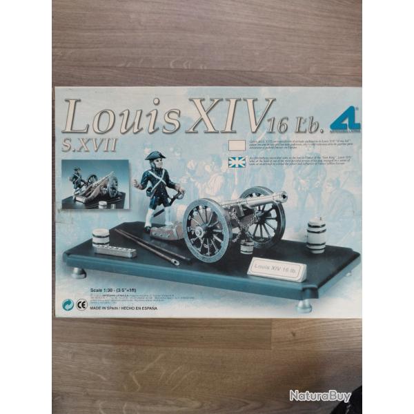 Maquette 1 : 30 me , Artisania Latina canon Louis xlv , 16 livres