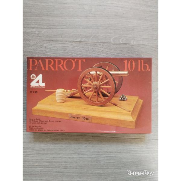Canon Parrot , guerre de s�cession , 1 : 35 �me, bois et m�tal