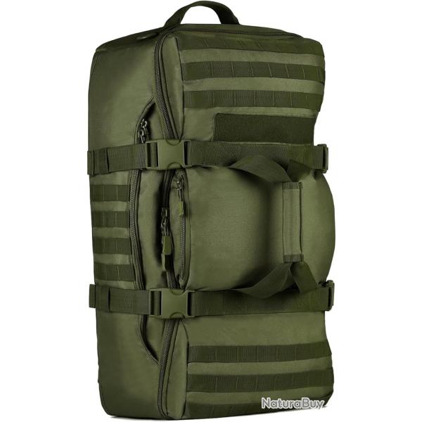 Sac � Dos Tactique 60L Militaire Homme Nylon 900D Molle Voyage Randonn�e Chasse Camping 3 en 1 Vert