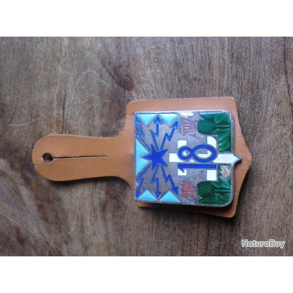 insigne �mail 18 R.T transmissions  /  drago paris