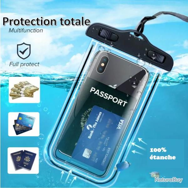 Coque de protection 100% �tanche pour T�l�phone  Portable  Pochette �cran tactile