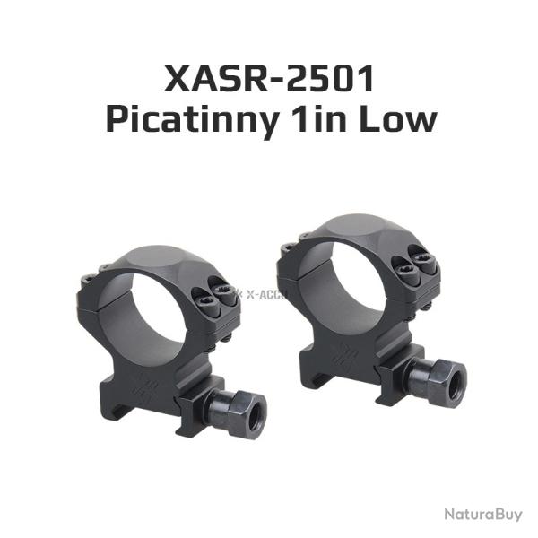 Vector Optics Anneau de montage de lunette de vis�e, diam�tre 25.4mm -**XASR-2501 LIVRAISON GRATUITE