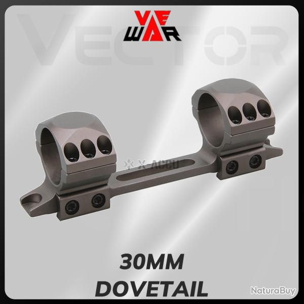 Vector Optics X-Accu 30 mm 1,1 '' Montage � queue d'aronde monobloc � profil bas FDE