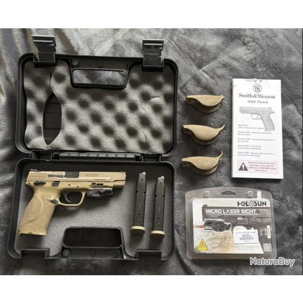 Pistolet Smith & Wesson M&P9 2.0 FDE 9x19mm (Flat Dark Earth)