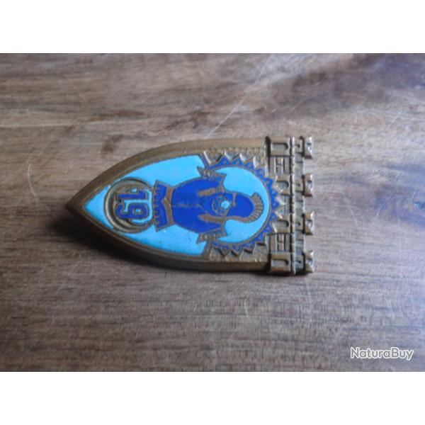insigne �mail  19eme r�giment du g�nie  / O.F.S.I  paris