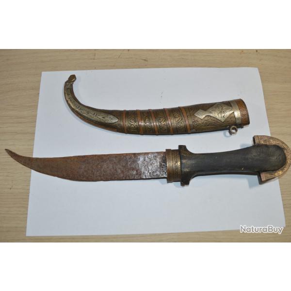 Poignard / Dague monde et ethnique Ottoman Kanjar   identifier