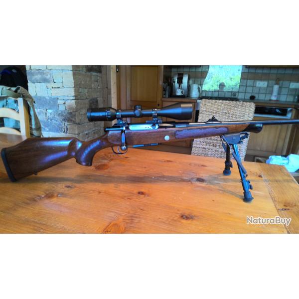 Carabine VOERE affut 300 Win Mag avec lunette et trepied