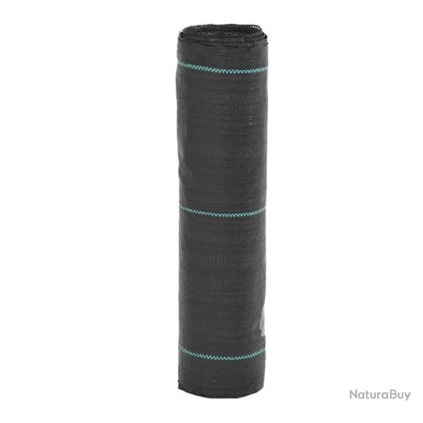 Toile anti-mauvaises herbes noire 0,5x100 m en polypropylne - Jardinage facile