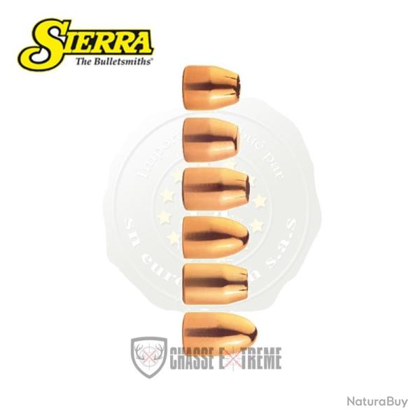 100 Ogives SIERRA Cal 9x19 125gr FMJ