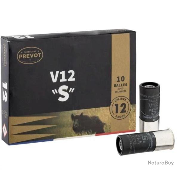 BALLE PREVOT V12 S sous calibr CAL.12/70 25.7G PAR 50
