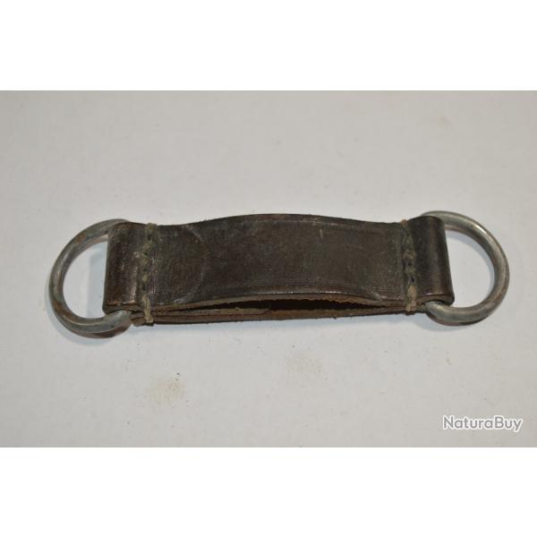Passant coulant deux d�s pour ceinturon officier Fran�ais Allemand  WW1/WW2 (22)