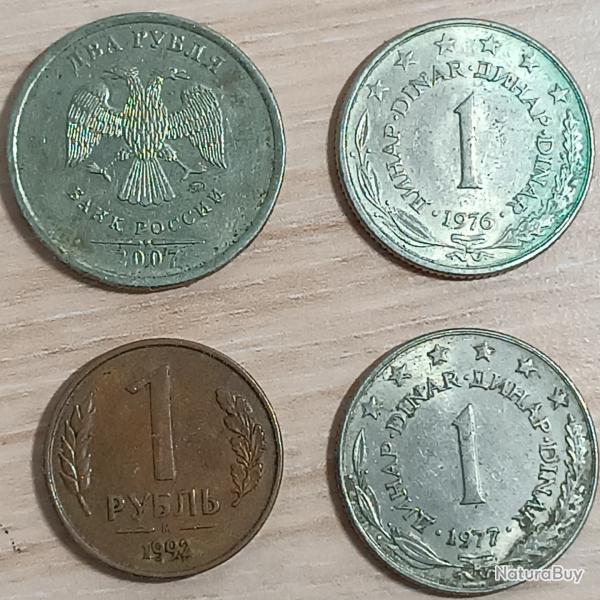 Lots de pi�ces russes et yougoslaves