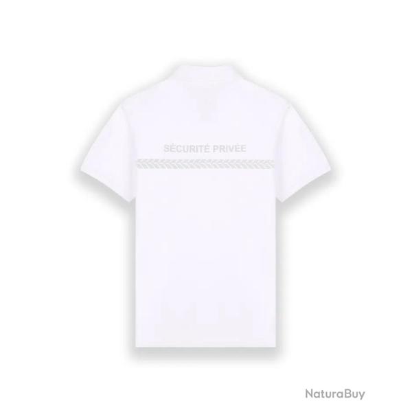 Polo Blanc SECURITE PRIVEE GK Safetek�