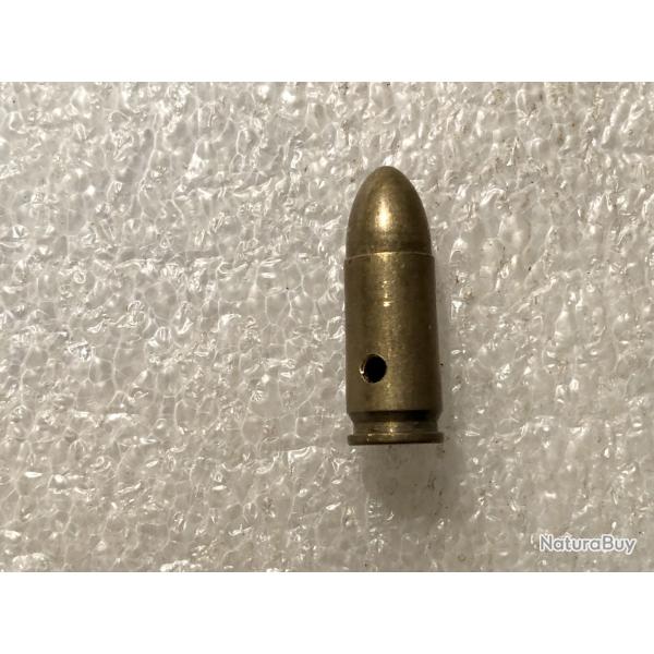 Cartouche 9mm italienne fabricant B.P.D. neutralise, date 1953 (M.90 LE.j)