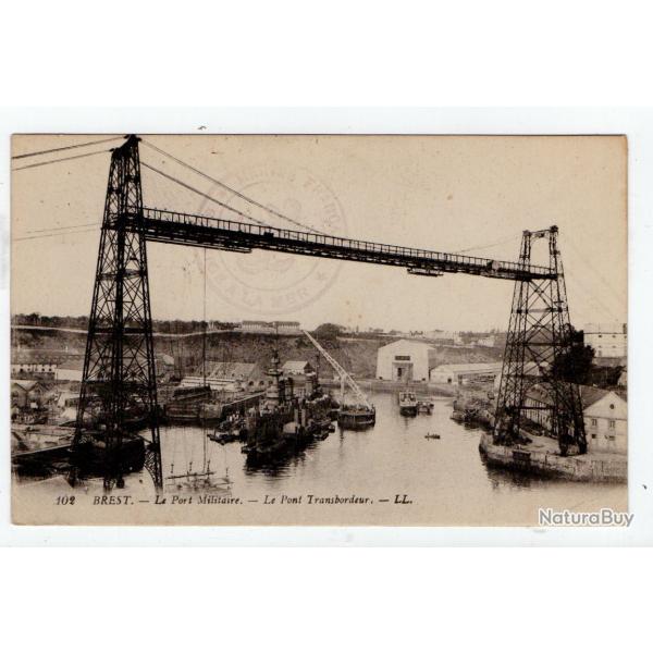 CPA - MARINE -BREST - Le Port Militaire - Le Pont Transbordeur N�278