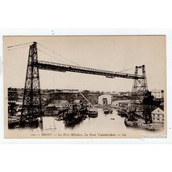 CPA - MARINE -BREST - Le Port Militaire - Le Pont Transbordeur N�277