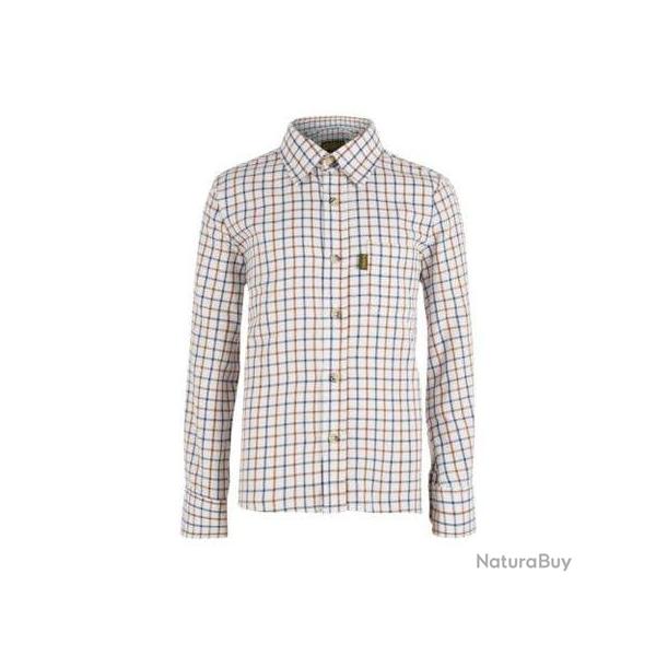 Chemise � carreaux  Tattersall pour enfant Marron Bleu