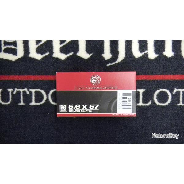 RWS KS 5,6 x 57 74 grains (x20)