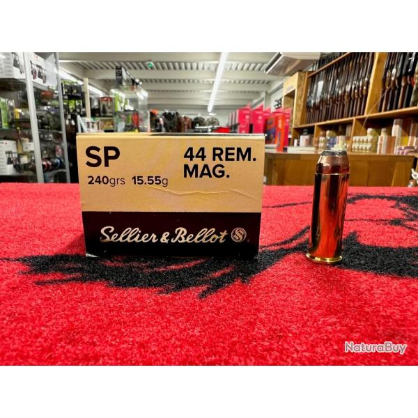 Sellier & Bellot 44 rem mag SP 240 grs (x50)