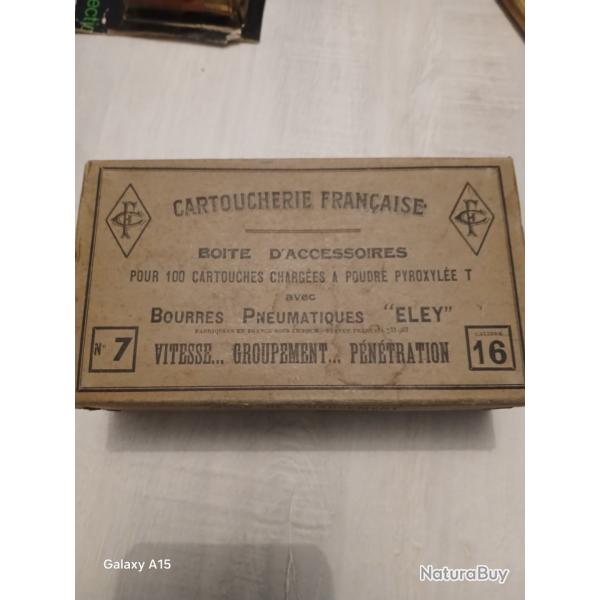 Bo�tes d'accessoires 100 bourres pneumatiques "eley"