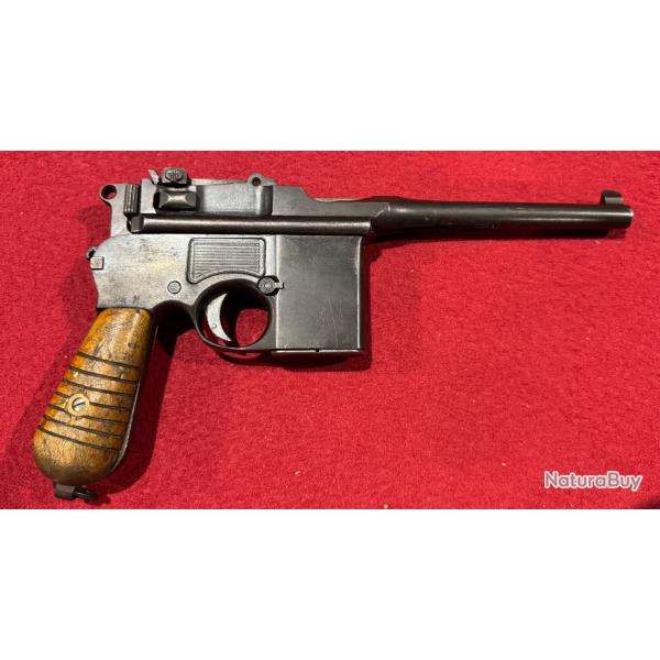Pistolet C96 Mauser schnellfeuer neutralis en neutra +
