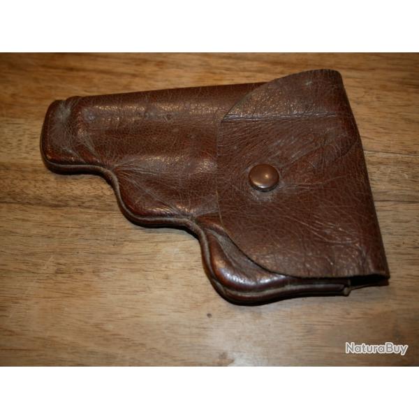 Etui cuir pour pistolet 6.35mm