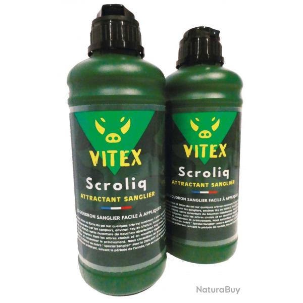 Lot 6 attractants goudron pour sangliers Scroliq VITEX