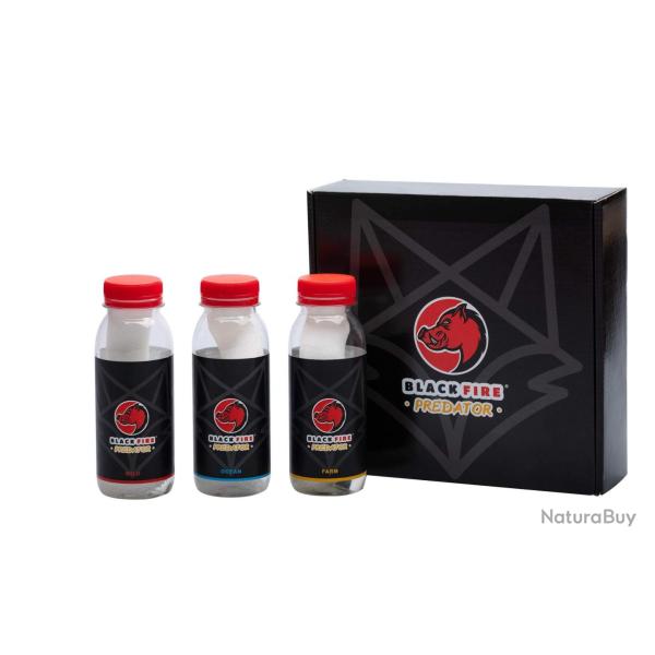 Pack de 3 attractants pour prdateurs BLACK FIRE Predator