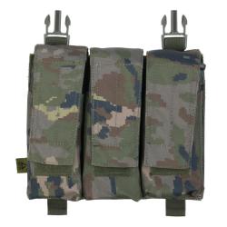 PANNEAU TRIPLE RABAT M4 FORCE WOODLAND ESPAGNOL DELTA TACTICS