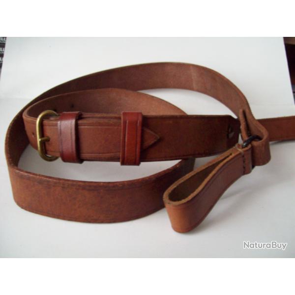 militaria ww1 ww2 baudrier cuir arme francaise