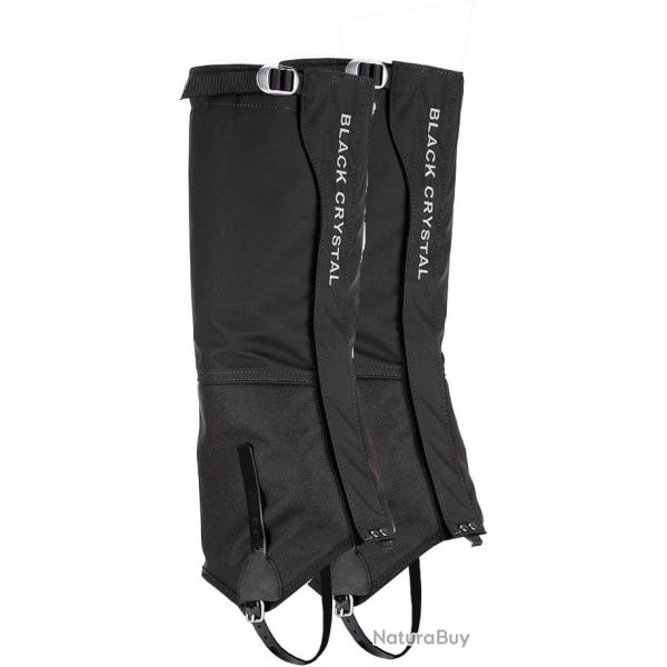 Gutres de ski impermables en nylon respirant pour homme Noir