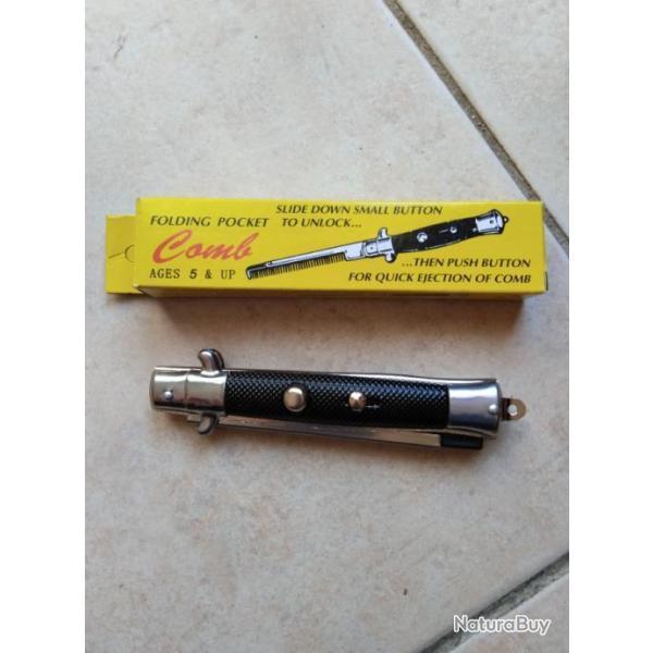 BRADE . Cran d'arrt peigne imitation couteauLame (peigne) ouverture automatique tel un couteau