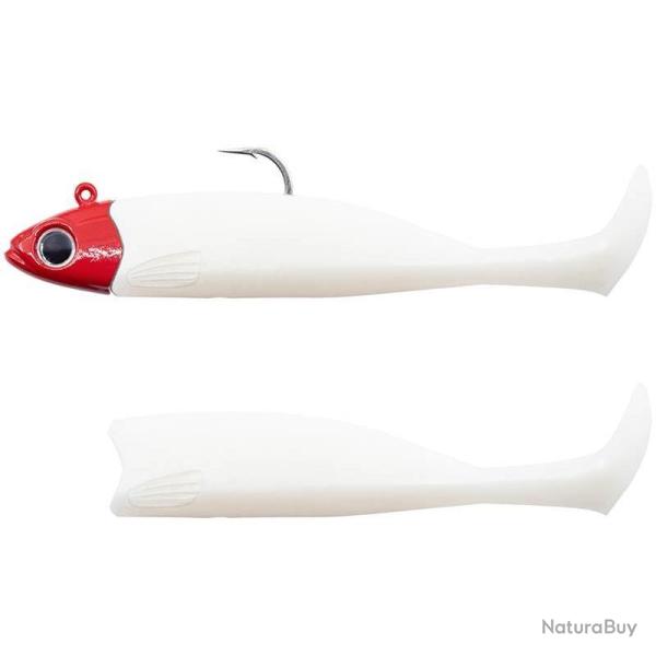 Combo Fiiish Master Shad Medium n�3 - 7,5cm 7,5cm 6g White Coco - Red Head